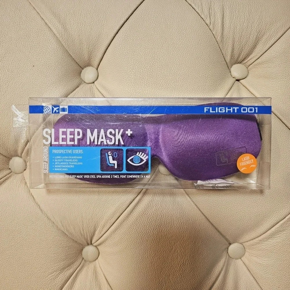 Sleep Molded Eye Travel Calming Jetlag Mask Eyes Lash Friendly Flight 001 - Picture 2 of 9